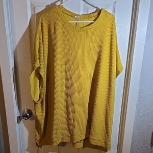 Chic Soul Mustard Yellow Blouse